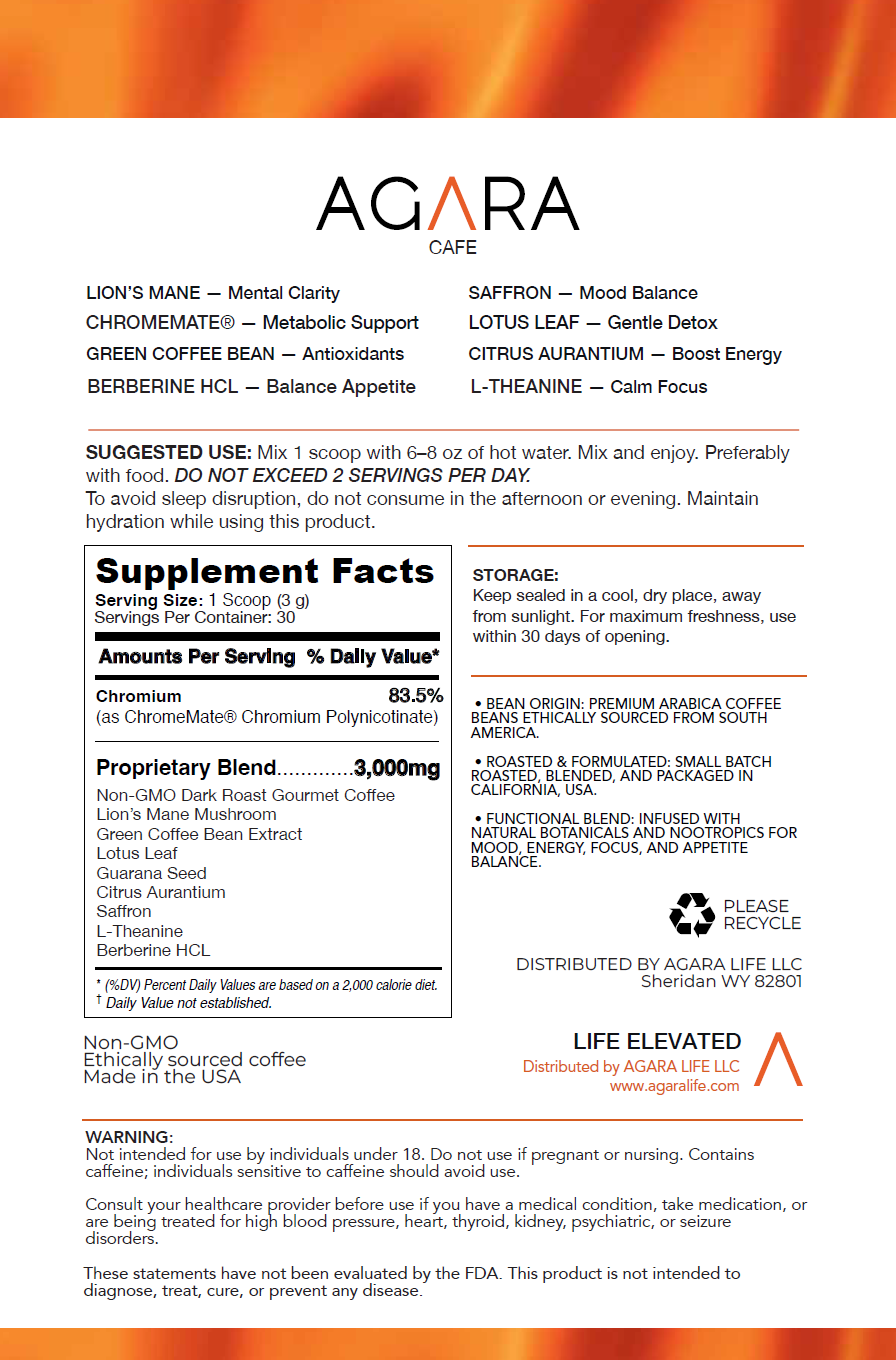 Nutritional Product Sheet